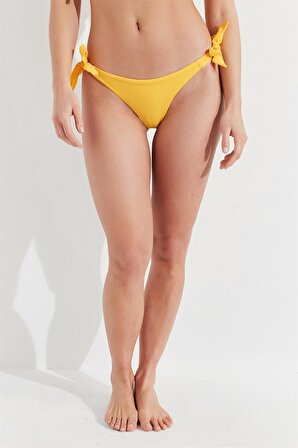 Sarı Basic Brazilian Bikini Altı
