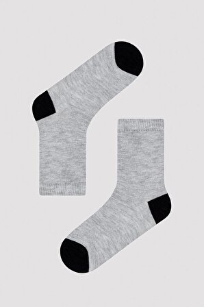 Erkek Çocuk Çizgili 4lü Soket Çorap