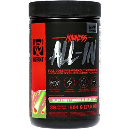Mutant Madness All-In Madness Preworkout 504 gr