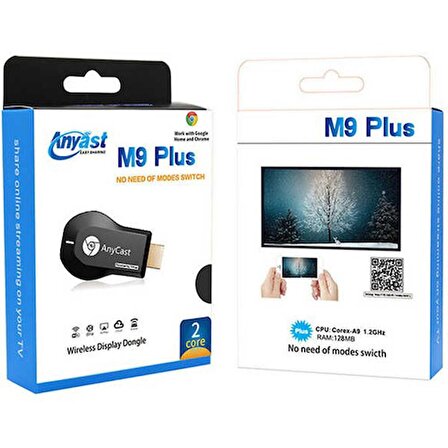 Anunnaki M9 Plus Anycast Kablosuz HDMI Ses ve Görüntü Aktarıcı