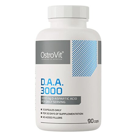 OstroVit DAA Aspartic acid 3000 mg 90 Kapsül