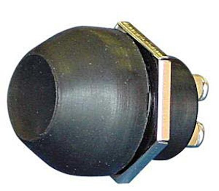 Marintek Korna butonu, su geçirmez kılıflı. Ø 22 mm, paso boyu 8 mm
