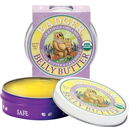  Badger Cocoa Butter and Calendula Belly Butter 56g