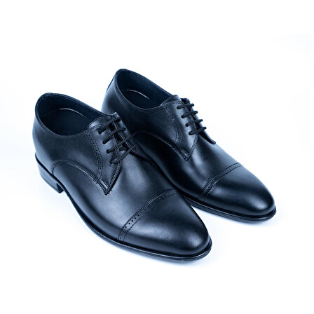 El Yapımı Klasik Dikişli Model +7 veya +9 cm Boy Uzatan Gizli Topuk Ayakkabı Damatlık Kundura
