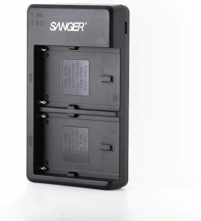 Sanger Sony NP-F570/F750/F970 Batarya Uyumlu İkili Şarj Cihazı