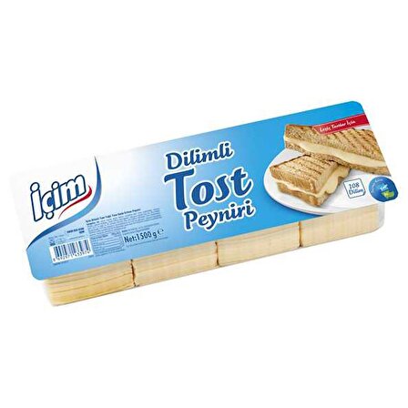 içim dilimli tost peyniri 1500 gr