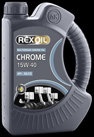 Rexoil Chrome 15W-40 SG/CD 4 Litre Motor Yağı
