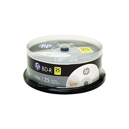 Hp Blu Ray Bd R 6X 25Gb 25Li Cake Box Printable / Hp