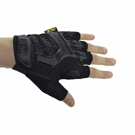 Mechanix Cay229 L Beden Yarım Parmak Taktikal Eldiven Siyah