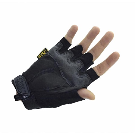 Mechanix Cay229 XL Beden Yarım Parmak Taktikal Eldiven Siyah