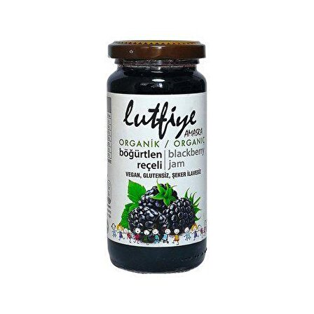 Lütfiye Organik Böğürtlen Reçeli 280 gr