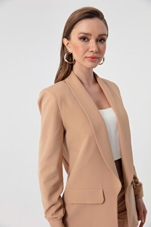 Kadın Vizon Blazer Ceket