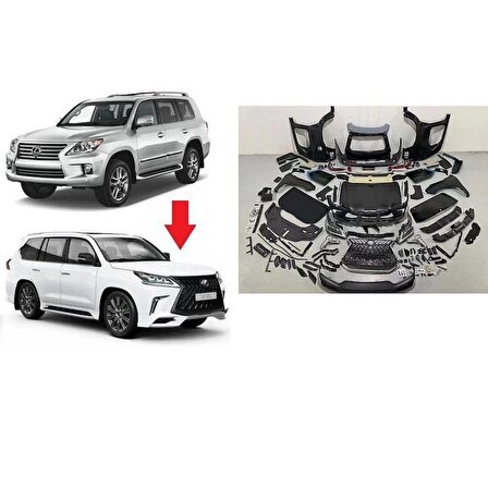 LAND CRUISER FJ200 2008 LEXUS LX570 ÇEVİRME BODY KIT