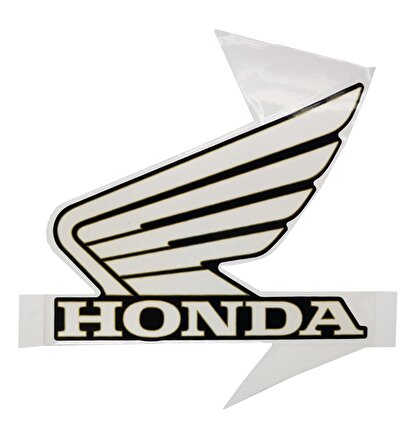 Honda CBF 150 Depo Çıkartma Sol Honda Siyah