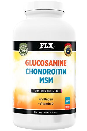 Glucosamine Chondroitin MSM Collagen Vitamin D 300 Tablet