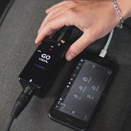 Tc Helicon GO VOCAL Mobil Cihazlar için Yüksek Kaliteli Mikrofon Preamp
