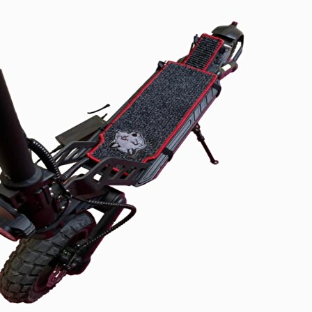 Elektrikli Scooter Aksesuar Koruyucu Paspas KUGOO G2 Pro İçin Gri Kurt nakiş Armalı