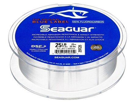 0.435mm Seaguar Blue Label %100 Fluoro Carbon Misina 22.9 metre