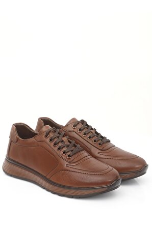 TABA ANTİK Gön Hakiki Deri Bağcıklı Jel Tabanlıklı Erkek Günlük Sneaker 01251