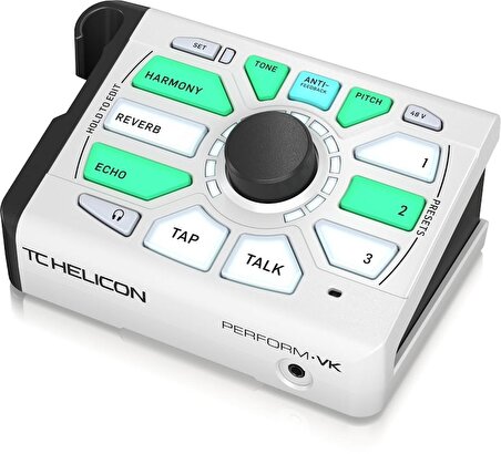 Tc Hedlicon Perform-VK Genişletilebilir Efektler ve Klavye G/Ç ile Stüdyo Kalitesinde Ses için Üstün Mikrofon Stand-Mount Vokal İşlemcisi