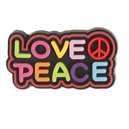 Paqpa 1117 Crocs Terlik Süsü Love Peace