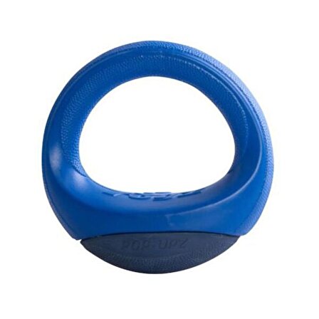 Rogz Toyz Pop-Upz Suda Batmayan Halka Plastik Köpek Oyuncağı Mavi Small/Medium 12 Cm