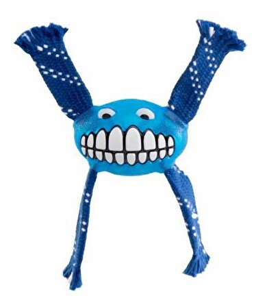 Rogz Flossy Grinz Sesli Köpek Oyuncak 19 cm Mavi