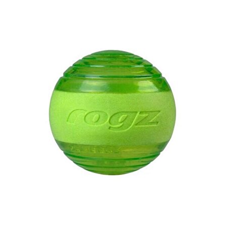 Rogz Toyz Squeekz Suda Batmayan Top Plastik Köpek Oyuncağı Medium Yeşil 6.4 Cm
