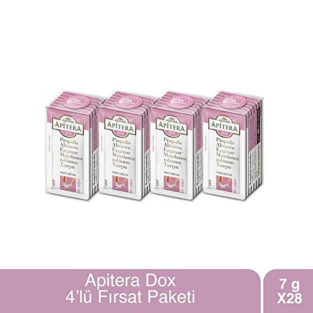 Apitera Dox 7 g x 28 Adet (Propolis, Bal, Maydanoz Tohumu, Altınotu)