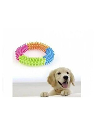 Nakres Köpek Diş Kaşıma Oyuncağı Köpek Isırma Çemberi Diş Kaşıma aparatı KÖPEK OYUNCAĞI (12 Cm)