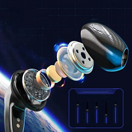 Oyuncu Kulaklığı Kablosuz Kulakiçi Rgb Işıklı Çift Mikrofonlu 3 Modlu Bluetooth 5.2 Tg-g20 Uyumlu