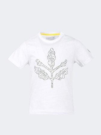 Fenerbahçe Çocuk Beyaz Tribün Palamut Tshirt