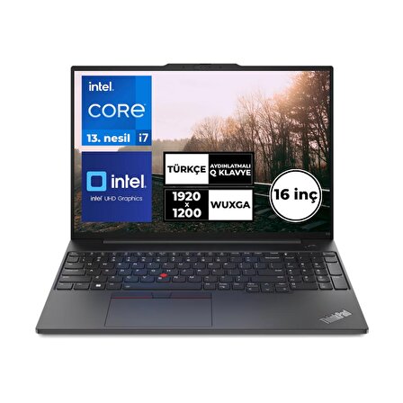 Lenovo ThinkPad E16 Gen1 i7-13700H 32 GB 512 GB SSD 16" WUXGA Windows 11 Pro 21JQS2D3YT6 BT66