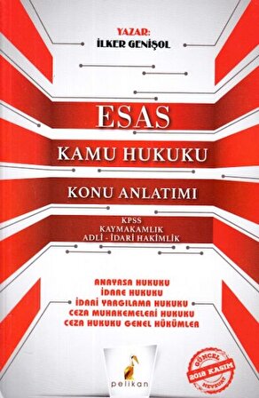 Esas Kamu Hukuku Konu Anlatımı