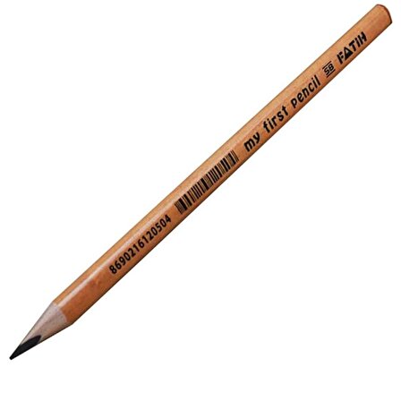 Fatih İlk Kalemim Jumbo Üçgen Başlangıç Kalemi Natural 10 Adet