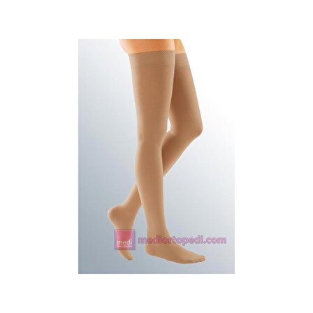 Mediven Duomed CCL2  Dizüstü -Burnu Kapalı Varis Çorabı  Ten Rengi   (  M BEDEN )