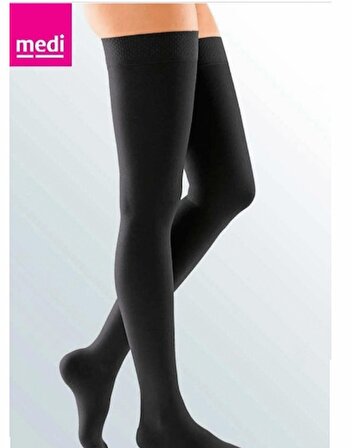 Mediven Duomed CCL2  Dizüstü -Burnu Kapalı Varis Çorabı  Siyah Renk   (  L BEDEN )