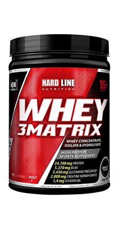 Hardline Whey 3 Matrix Protein Tozu 454g Çikolatalı 15 Porsiyon