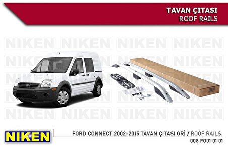 Ford Connect Tavan Çıtası Kısa Gri 2002-2015 Arası Modeller