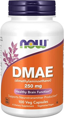 NOW Foods DMAE 250 mg 100 Kapsül