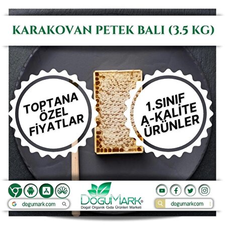 Karakovan Petek Balı (3.5 Kg)