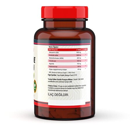 Nevfix Glucosamine Chondroitin Msm Hyaluronic Acid 60 Tablet