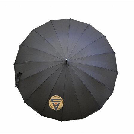 Marlux Vale Protokol Baston Şemsiye 105 Cm Siyah