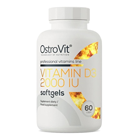 OstroVit Vitamin D3 2000 IU softjel, 60 Tablet