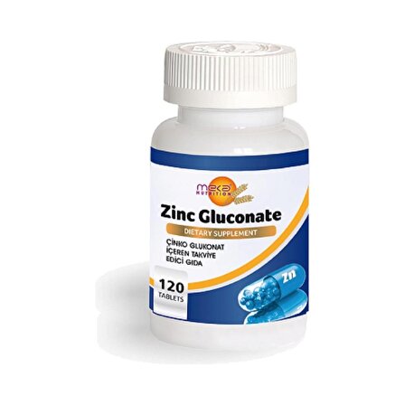 Meka Nutrition Force Nutrition Zinc Gluconate 120 Tablet