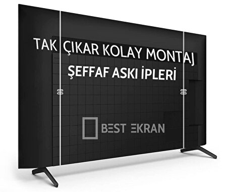 VESTEL 55QA9700 TV EKRAN KORUYUCU - Vestel 55" inç 139 Ekran Kırılmaz Koruyucu