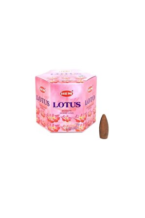 Geri Akışlı Şelale Tütsü Konileri Lotus Çiçeği Aromalı 20 Adet 