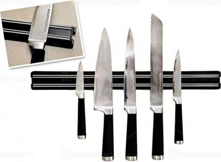 Mıknatıslı Bıçak Askı 55 cm Mutfak Stand Güvenlik Organizer
