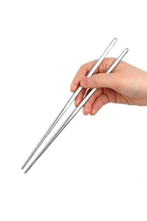 5'li Paslanmaz Çelik Metal Chopstick Çelik Çin Çubuğu