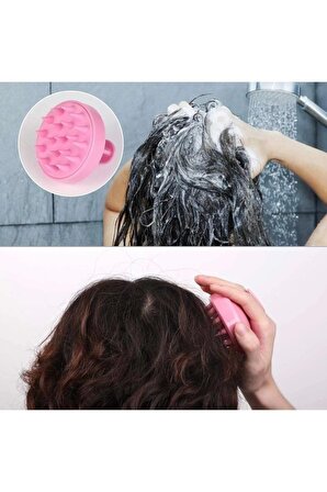 Saç Bakım Fırçası Saç Derisine Masaj Yapan Şampuan Tarağı Duş Fırçası